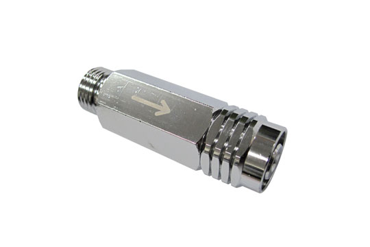 單向進氣接頭 公母端  9/16-18(低壓管)