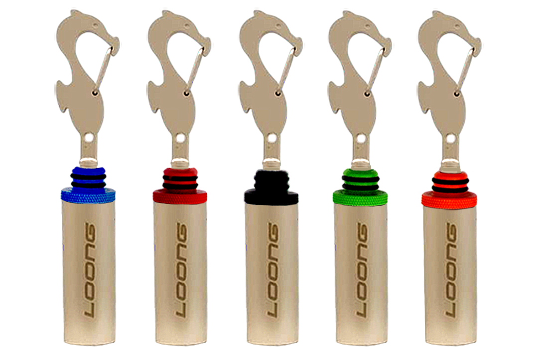 海馬鉤磁吸開關靜音搖鈴-香檳金本體(開關5色)