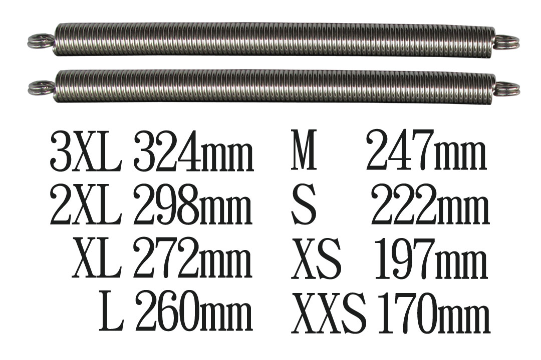 彈簧,一雙 XXL~XXS