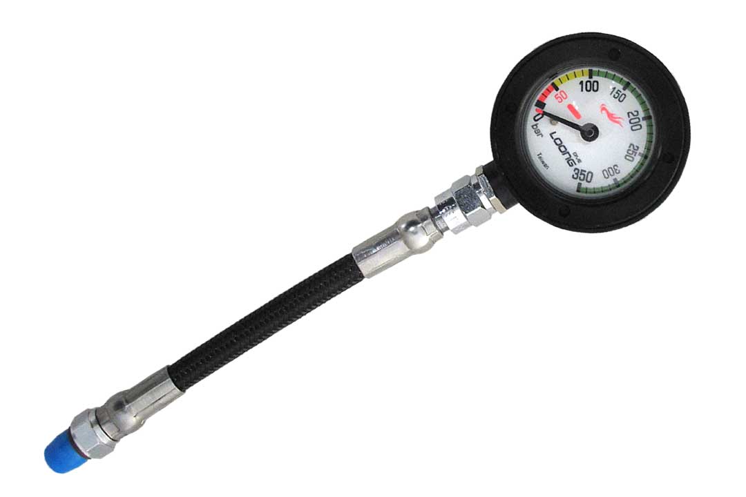 側掛用壓力單錶(含6吋編織高壓管)