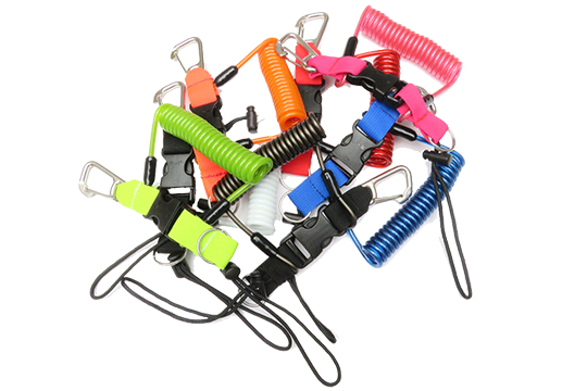 彈性連接快卸勾/鋼索(塑鋼扣) 多色